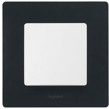 Legrand 397051 Niloé onyx fekete egyes keret