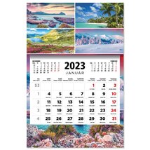 Kalendart 2023-as T081 1 tömb évszakok mintás speditőrnaptár Kalendart 2023-as T081 1 tömb évszakok mintás speditőrnaptár