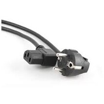 Gembird PC-186A-VDE Power cord (right angled C13) VDE approved 1,8m Black
