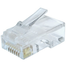 Gembird RJ45/LC-8P8C-002/100 Modular plug 8P8C for solid CAT6 LAN cable UTP 100 pcs per bag