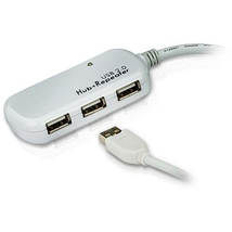 ATEN UE2120H 4-Port USB2.0 Extender Hub 12m White