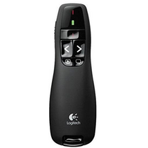 Logitech R400 Laser Presentation Remote Red Laser Black