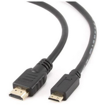 Gembird CC-HDMI4C-10 HDMI 19 pin A male to HDMI mini C male with Ethernet 3m Black