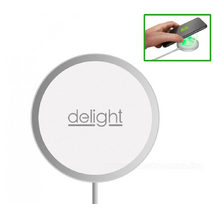Delight Mágneses vezeték nélküli töltőpad Type-C Silver Delight Mágneses vezeték nélküli töltőpad Type-C Silver