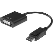 ACT AC7510 DisplayPort - DVI adapter Black