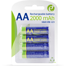 Gembird 2000mAh AA Ni-MH akkumulátor 4db/csomag