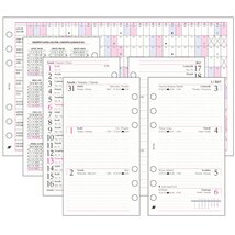 Kalendart Saturnus M311/F heti beosztású gyűrűs betétlap csomag Kalendart Saturnus M311/F heti beosztású gyűrűs betétlap csomag