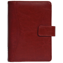 Kalendart Saturnus M231 műbőr bordó gyűrűs kalendárium