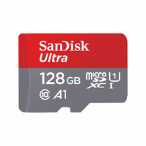 Sandisk 128GB microSDHC Ultra Class 10 UHS-I A1 (Android) + adapterrel Sandisk 128GB microSDHC Ultra Class 10 UHS-I A1 (Android) + adapterrel