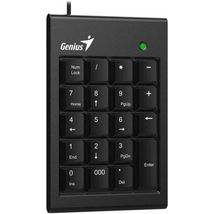 Genius Billentyűzet - Numpad 110 Slim (Vezetékes, USB, vékony, numerikus billentyűzet, fekete) Genius Billentyűzet - Numpad 110 Slim (Vezetékes, USB, vékony, numerikus billentyűzet, fekete)