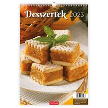 Kalendart 2023-as T094 desszertek falinaptár
