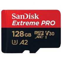 SANDISK Extreme Pro microSDXC 200/90MB/s A2 C10 V30 UHS-I U3 128GB SANDISK Extreme Pro microSDXC 200/90MB/s A2 C10 V30 UHS-I U3 128GB