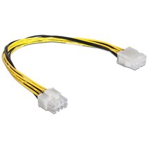 Delock 83342 8 pines EPS apa > anya 30cm hosszabbító tápkábel