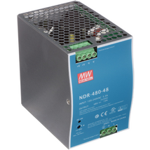 MEAN WELL NDR-480-48 48V 10A 480W DIN sínre szerelhető tápegység