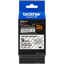 Brother TZE-S121 laminált P-touch szalag (9mm) Black on Clear - 8m Brother TZE-S121 laminált P-touch szalag (9mm) Black on Clear - 8m