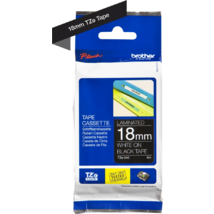 Brother TZe-345 laminált P-touch szalag (18mm) White on Black - 8m Brother TZe-345 laminált P-touch szalag (18mm) White on Black - 8m