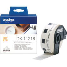 Brother DK-11218 elővágott öntapadós címke 400db/tekercs 24mm White