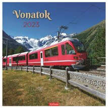 Kalendart 2023-as T098 vonatok falinaptár Kalendart 2023-as T098 vonatok falinaptár