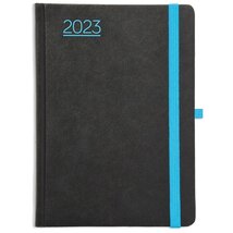 Kalendart Nero 2023-as N012 B6 heti beosztású fekete/kék határidőnapló Kalendart Nero 2023-as N012 B6 heti beosztású fekete/kék határidőnapló