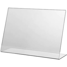 A4 "L" 2mm víztiszta akril laptartó