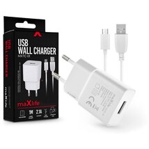 Haffner TF-0126 2,1A microUSB fehér hálózati töltő Haffner TF-0126 2,1A microUSB fehér hálózati töltő