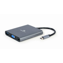 Gembird A-CM-COMBO6-01 USB Type-C 6-in-1 Multi-Port Adapter Space Grey