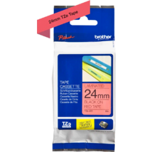 Brother TZE-451 laminált P-touch szalag (24mm) Black on Red - 8m Brother TZE-451 laminált P-touch szalag (24mm) Black on Red - 8m