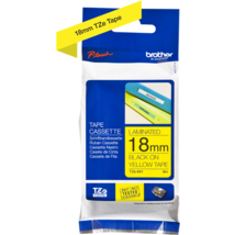 Brother TZE-641 laminált P-touch szalag (18mm) Black on Yellow - 8m Brother TZE-641 laminált P-touch szalag (18mm) Black on Yellow - 8m