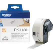 Brother DK-11201 elővágott öntapadós címke 400db/tekercs 29mm x 90mm White