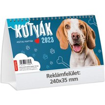 Kalendart 2023-as T058 kutyák álló asztali naptár Kalendart 2023-as T058 kutyák álló asztali naptár