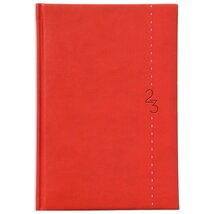 Kalendart Linea 2023-as L015 A5 heti beosztású piros határidőnapló Kalendart Linea 2023-as L015 A5 heti beosztású piros határidőnapló
