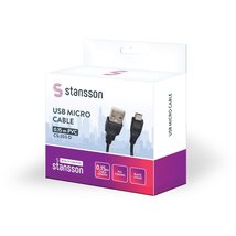 Stansson 15cm USB micro kábel