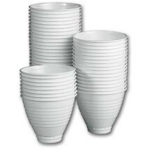 PP 7359 2dl 100 db/csomag fehér műanyag pohár PP 7359 2dl 100 db/csomag fehér műanyag pohár