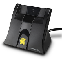 AXAGON CRE-SM4N Smart Card Standreader Black AXAGON CRE-SM4N Smart Card Standreader Black