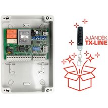 ECO-2 433MHz univerzális vevővel/2x350W/kétmotoros vezérlés + TX-LINE távadó ECO-2 433MHz univerzális vevővel/2x350W/kétmotoros vezérlés + TX-LINE távadó
