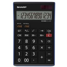 Sharp EL145TBL napelemes asztali számológép