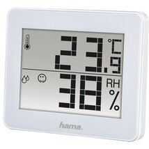 Hama 186360 TH-130 fehér hő- páratartalom mérő