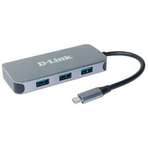 D-LINK USB-C HUB 3xUSB + 1xUSB-C +1xHDMI + 1xLAN, DUB-2335
