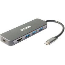 D-LINK USB-C HUB 3xUSB + 1xUSB-C +1xHDMI, DUB-2333