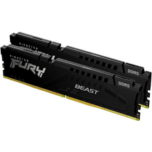 KINGSTON FURY Memória DDR5 64GB 6000MHz CL40 DIMM (Kit of 2) Beast Black XMP KINGSTON FURY Memória DDR5 64GB 6000MHz CL40 DIMM (Kit of 2) Beast Black XMP