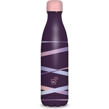 Ars Una 500ml-es Ribbon-purple duplafalú fémkulacs