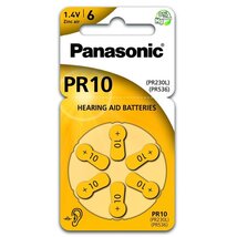 Panasonic PR-230(10)/6LB PR10 cink-levegő hallókészülék elem 6 db/csomag
