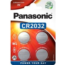 Panasonic CR2032 3V lítium gombelem 4db/csomag