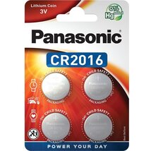Panasonic CR2016 3V lítium gombelem 4db/csomag