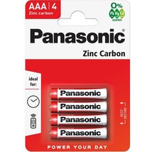 Panasonic RedZinc R03RZ/4BP AAA/mikro cink-mangán tartós elem 4 db/csomag