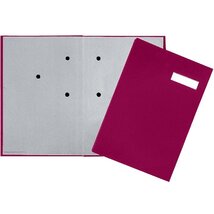 Pagna 20 rekeszes piros aláírókönyv