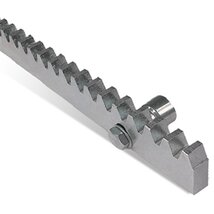 CRMACC12MM horganyzott rozsdamentes acélból 1 m hosszú fém fogasléc