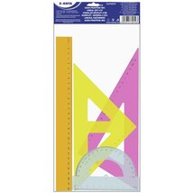 Sakota 4db-os színes vonalzókészlet