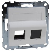 Schneider MTN4568-0325 MERTEN System-M Keystone betétekhez/feliratozható/aktív fehér antibakteriális RJ45 adapter Schneider MTN4568-0325 MERTEN System-M Keystone betétekhez/feliratozható/aktív fehér antibakteriális RJ45 adapter