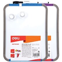 Deli 279x216mm törölhető mágneses vegyes színű üzenőtábla